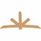 Ekena Millwork Alberta Smooth Timber Gable Bracket, Western Red Cedar, 72"W x 45"H x 1 1/2"D x 5 1/2"F, 15/12 Pitch GBW072X45X0206ALB00SWR - alternate 3